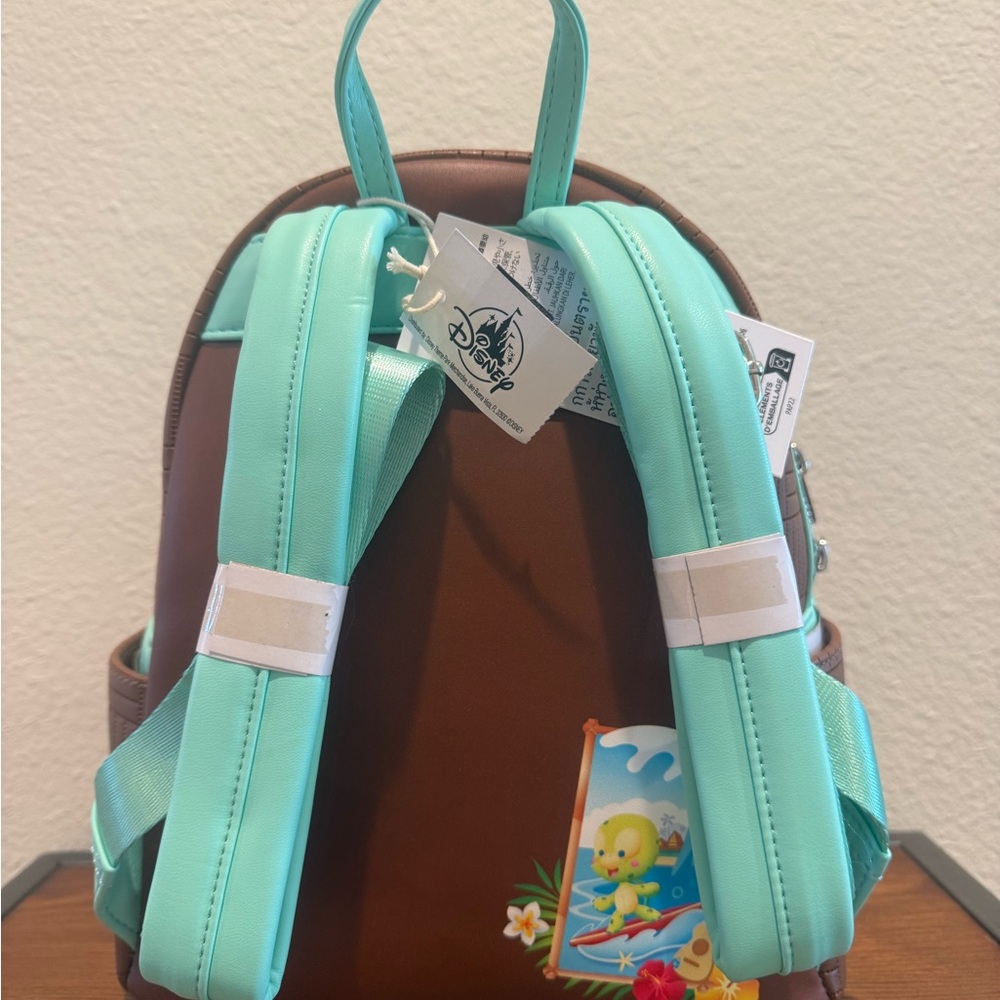 NWT Disney Parks Olu Mel Aulani Resort Loungefly Backpack - Picture 5 of 10